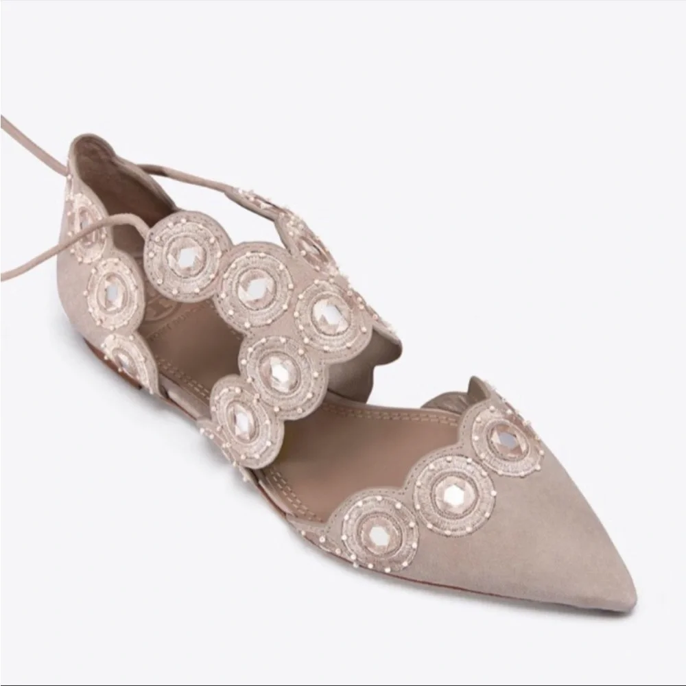 Tory Burch Yasmin D'orsay Strappy‎ Pointy Toe flats